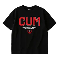 CUM UNIVERSITY BLACK TEE