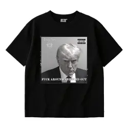 DONNY TRUMP BLACK TEE
