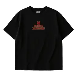 DOUBLE HAPPINESS BLACK TEE
