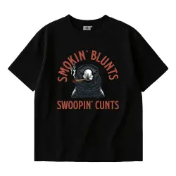 SWOOPIN' BLACK TEE
