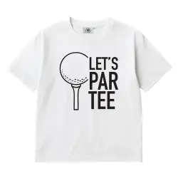 LET'S PAR TEE WHITE TEE