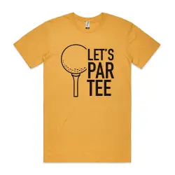 LET'S PAR TEE YELLOW TEE