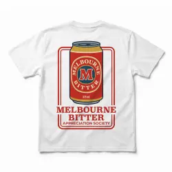 MELBOURNE BITTER APPRECIATION SOCIETY WHITE TEE