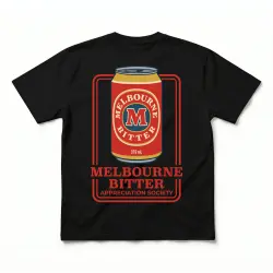 MELBOURNE BITTER APPRECIATION SOCIETY BLACK TEE