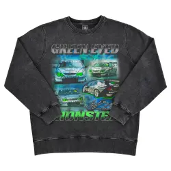 VINTAGE GREEN EYED MONSTER CREW