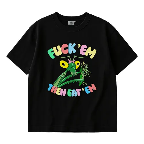 FUCK EM BLACK TEE