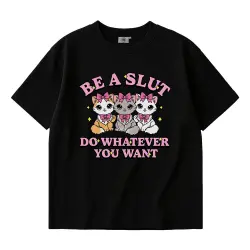 DO WHATEVER YOU WANT BLACK TEE