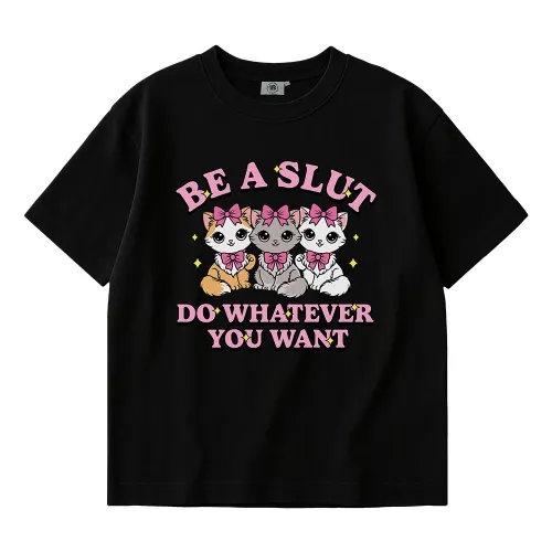 DO WHATEVER YOU WANT BLACK TEE