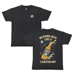 VINTAGE NOTHING HITS LIKE A CARLTON DRY F&B T-SHIRT