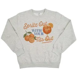 SPRITZ OUT WHITE MARLE CREW