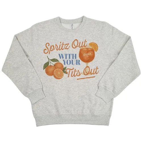 SPRITZ OUT WHITE MARLE CREW