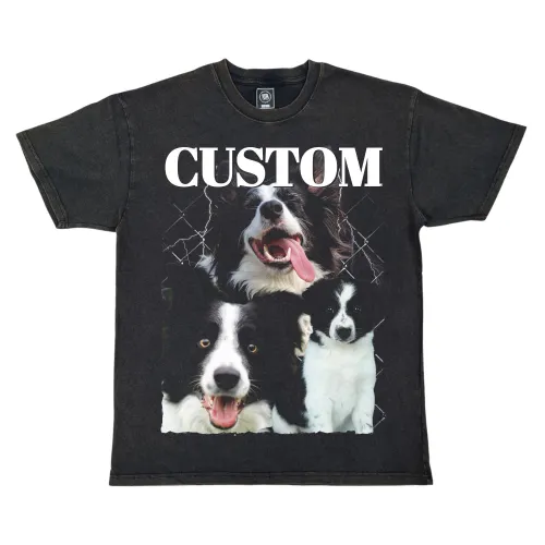 Build Your Own Dog Custom T-Shirt - Add Name & Images