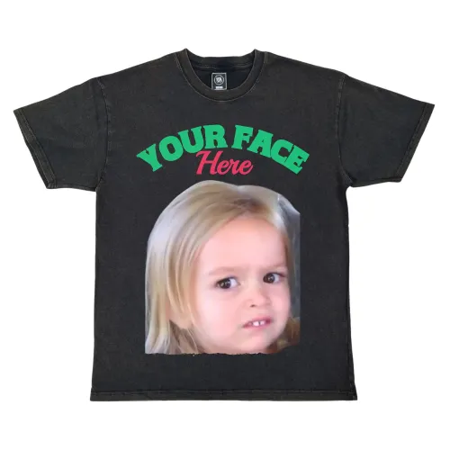 Your face on a tee- Try Our Custom T-shirt Creator