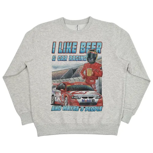 BEER & CAR RACING WHITE MARLE CREW