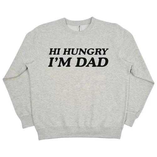 HI HUNGRY I'M DAD WHITE MARLE CREW