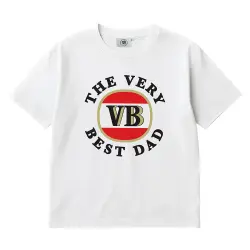 THE VERY BEST DAD HERITAGE LOGO WHITE TEE