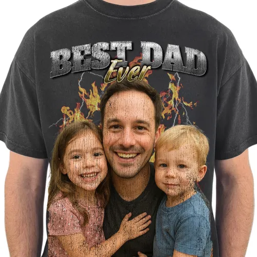 World’s Greatest Dad Custom T-Shirt – Personalised Father’s Day