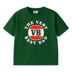 THE VERY BEST DAD HERITAGE LOGO GREEN TEE