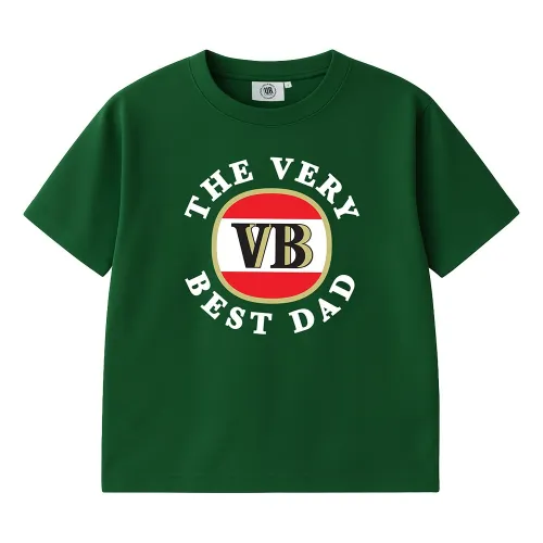 THE VERY BEST DAD HERITAGE LOGO GREEN TEE