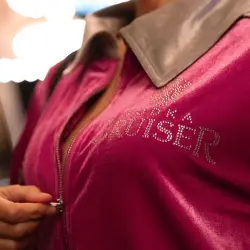 VODKA CRUISER PINK VELOUR TRACKSUIT SET