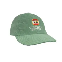 GREEN RETRO VICTORIA BITTER CORD HAT