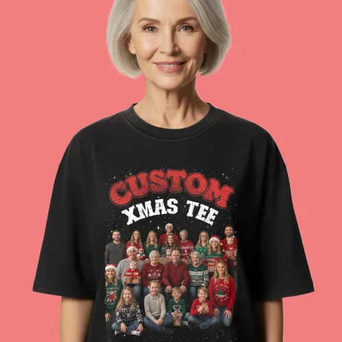 Custom Christmas T-Shirt – Personalised Xmas Tee