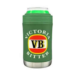 HERITAGE GREEN VICTORIA BITTER INSULATED STUBBY HOLDER