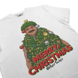 CHRISTMAS MOFO WHITE TEE
