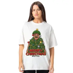 CHRISTMAS MOFO WHITE TEE
