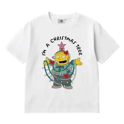 RALPH CHRISTMAS TREE WHITE TEE