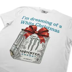 DREAMING OF A WHITE CHRISTMAS WHITE TEE