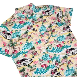 TROY CANDY SANTA CHRISTMAS BUTTON UP SHIRT PRE ORDER