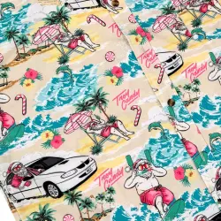 TROY CANDY SANTA CHRISTMAS BUTTON UP SHIRT PRE ORDER