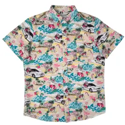 TROY CANDY SANTA CHRISTMAS BUTTON UP SHIRT PRE ORDER