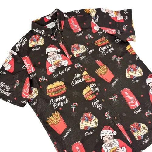 CLAYTON'S CHRISTMAS BUTTON UP SHIRT PRE ORDER