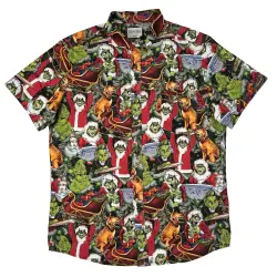 GRINCHMAS BUTTON UP SHIRT