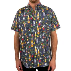CARLTON DRY CHRISTMAS BUTTON UP SHIRT