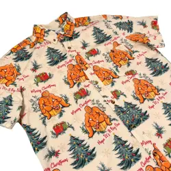 BIG BARRYS CHRISTMAS BUTTON UP SHIRT PRE ORDER