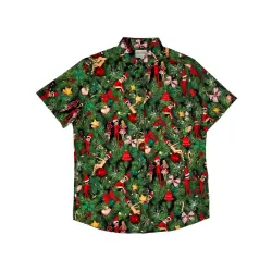 CHEEKY ELVES BUTTON UP SHIRT