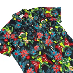 SESH GREMLIN CHRISTMAS BUTTON UP SHIRT PRE ORDER