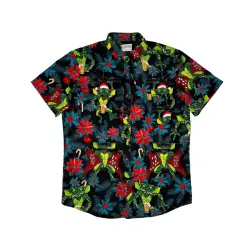 SESH GREMLIN CHRISTMAS BUTTON UP SHIRT PRE ORDER