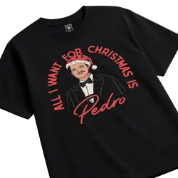 ALL I WANT IS PEDRO BLACK TEE