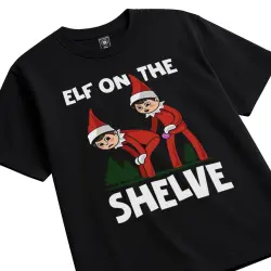 ON THE SHELVE BLACK TEE