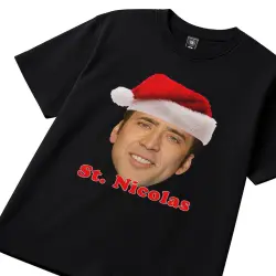 SAINT NICOLAS BLACK TEE