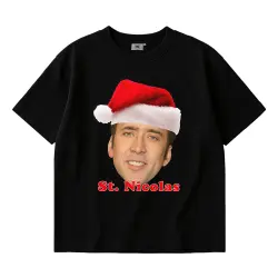SAINT NICOLAS BLACK TEE