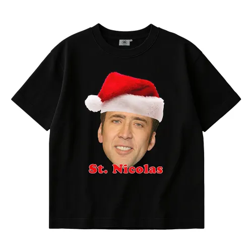 SAINT NICOLAS BLACK TEE