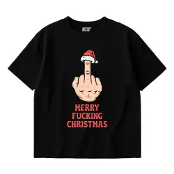 MERRY FKN CHRISTMAS BLACK TEE