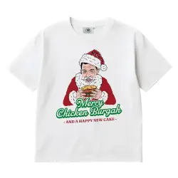 SANTA CLAYTON WHITE TEE