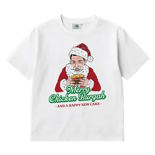 SANTA CLAYTON WHITE TEE