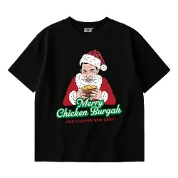 SANTA CLAYTON BLACK TEE